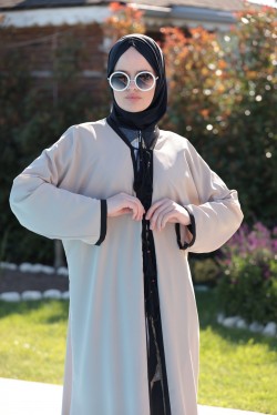 TAMAMLAYICI PAREO & KIMONO - KREM 5