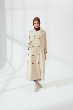 RETRO TRENCH BEJ 6