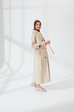 RETRO TRENCH BEJ 3
